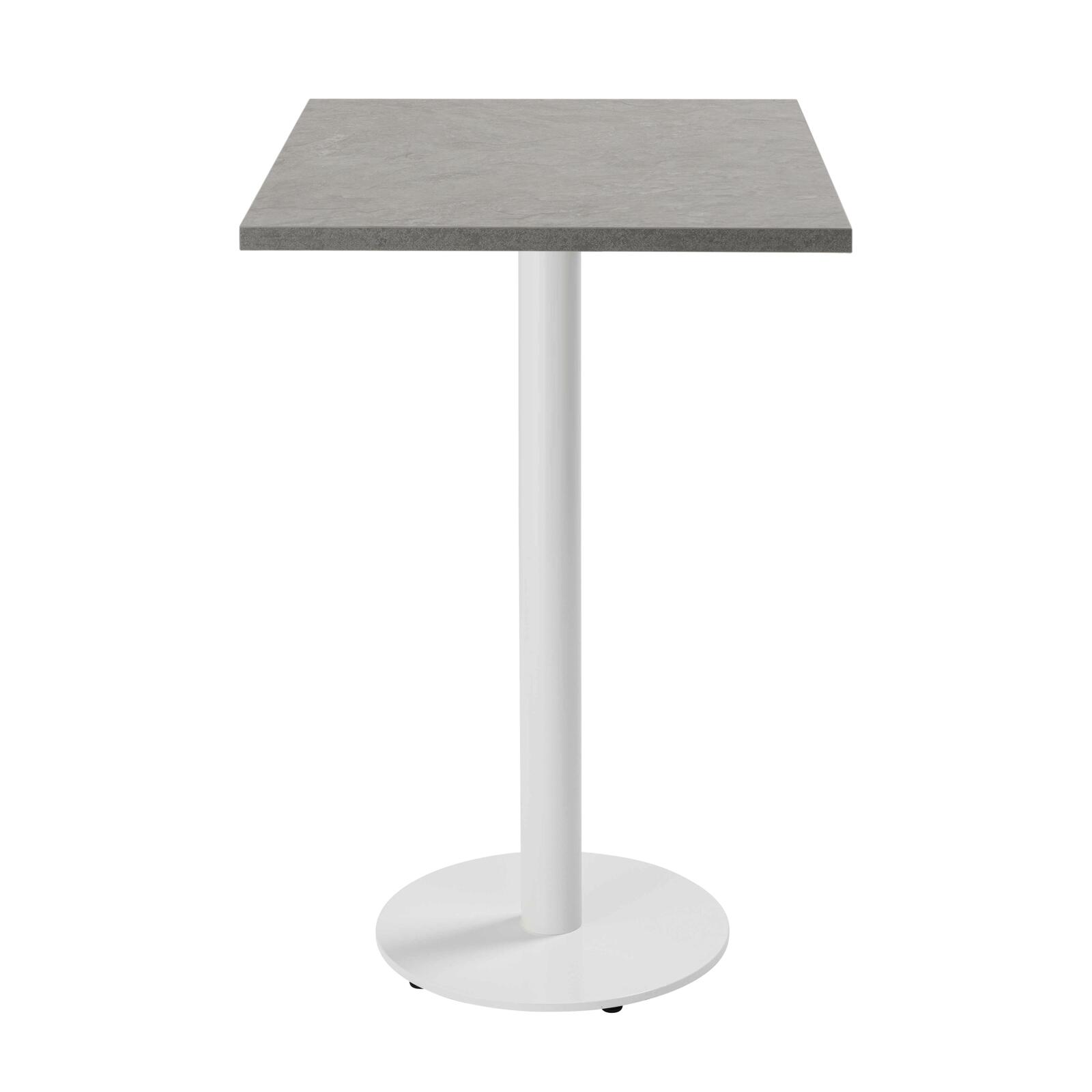 Mesa de comedor alta 60 x 60 cm de aglomerado revestido de melamina