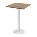 Mesa de comedor alta 60 x 60 cm de aglomerado revestido de melamina