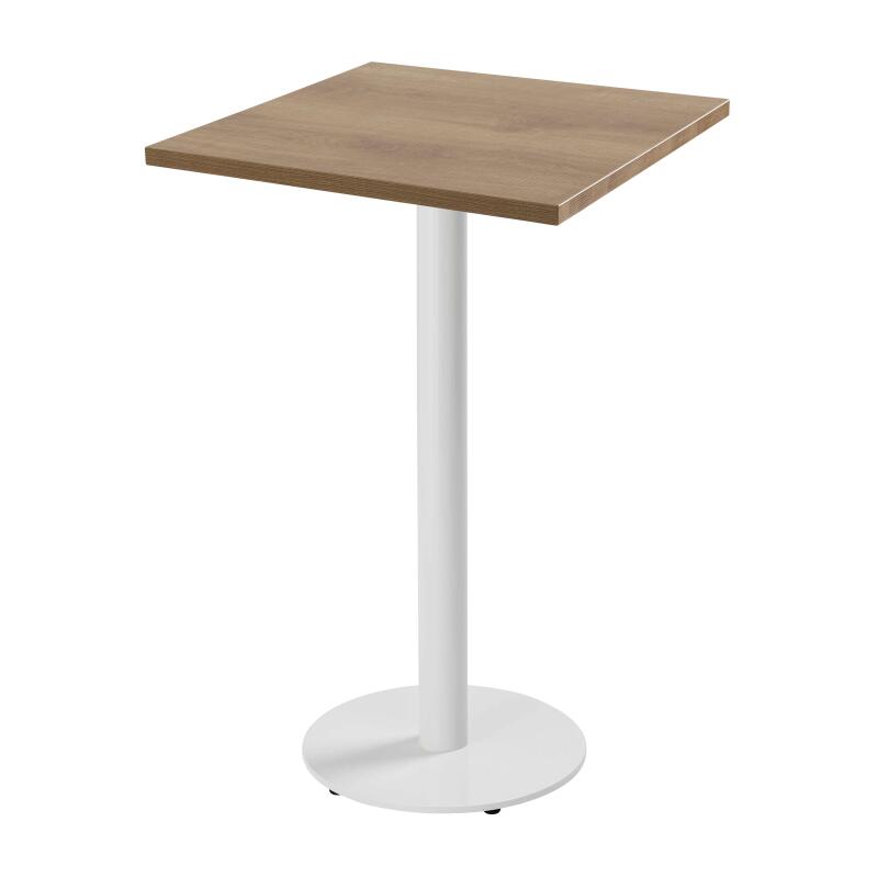 Mesa de comedor alta 60 x 60 cm de aglomerado revestido de melamina