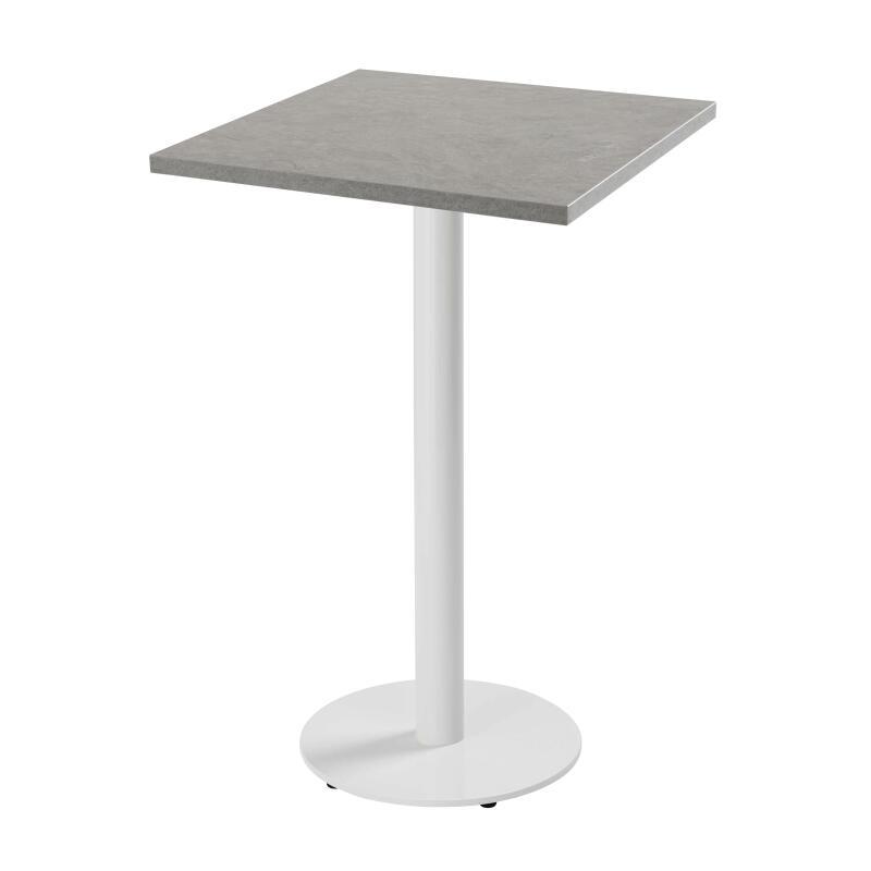 Mesa de comedor alta 60 x 60 cm de aglomerado revestido de melamina