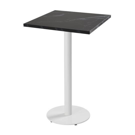 Mesa de comedor alta 60 x 60 cm de aglomerado revestido de melamina