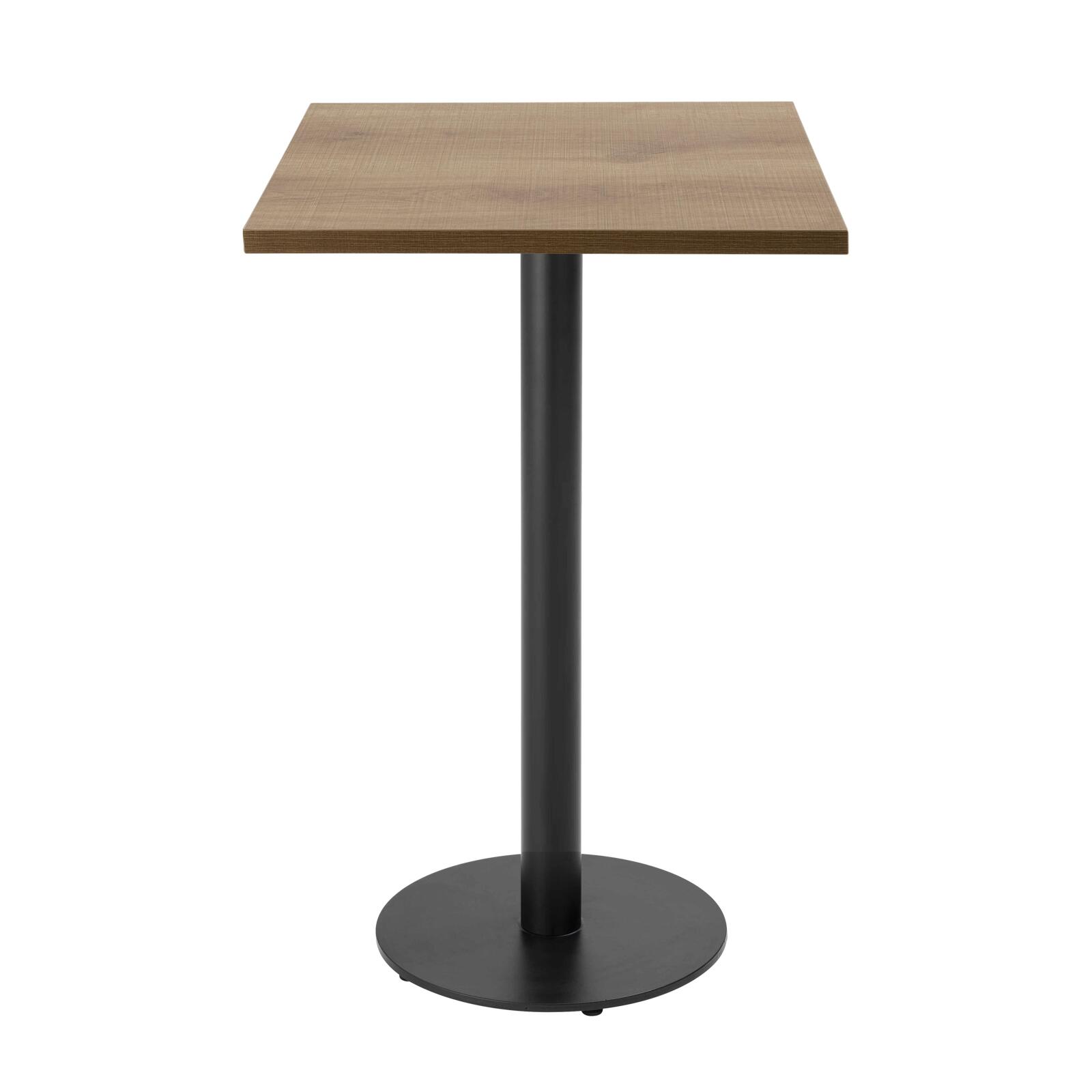 Mesa de comedor alta 60 x 60 cm de aglomerado revestido de melamina