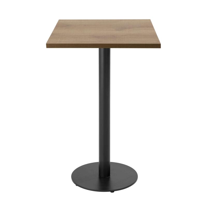 Mesa de comedor alta 60 x 60 cm de aglomerado revestido de melamina