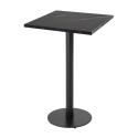 Mesa de comedor alta 60 x 60 cm de aglomerado revestido de melamina