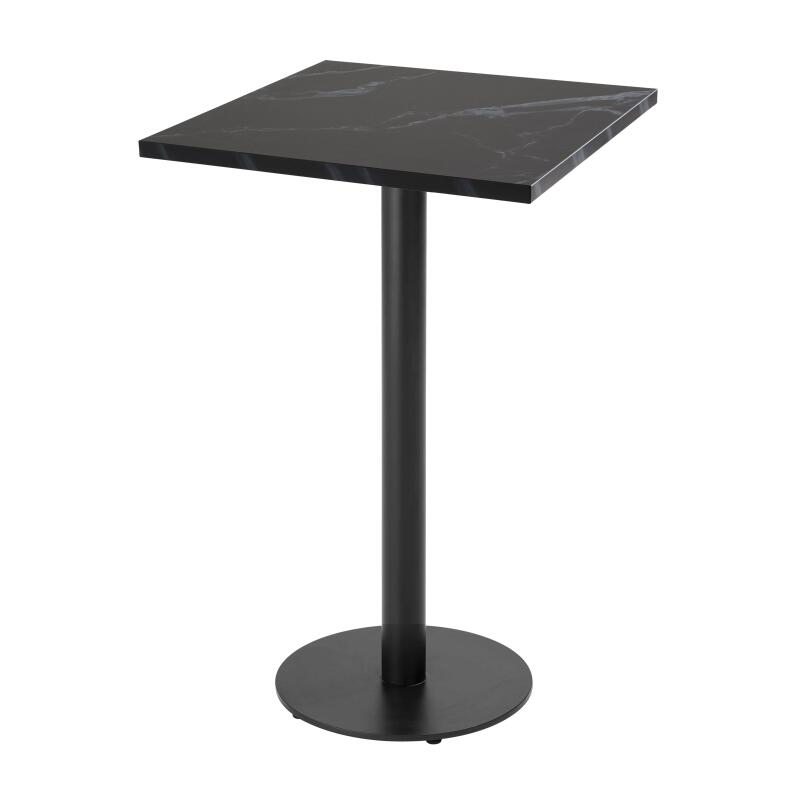 Mesa de comedor alta 60 x 60 cm de aglomerado revestido de melamina