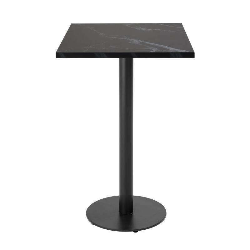 Mesa de comedor alta 60 x 60 cm de aglomerado revestido de melamina