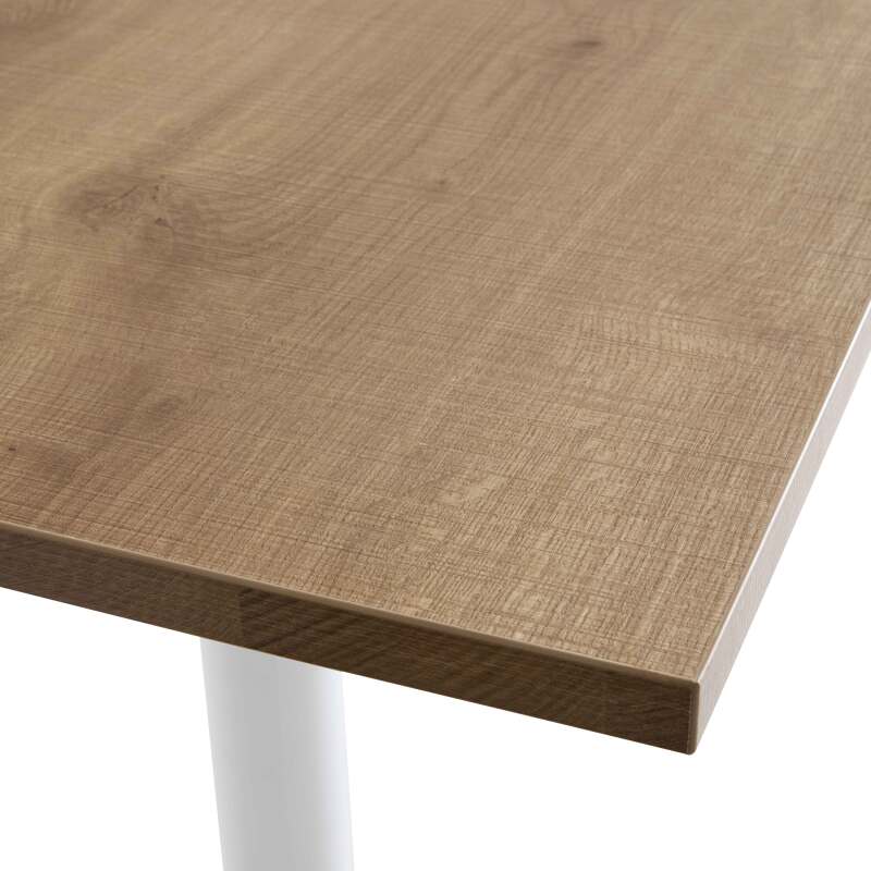 Mesa de comedor alta 60 x 60 cm de aglomerado revestido de melamina