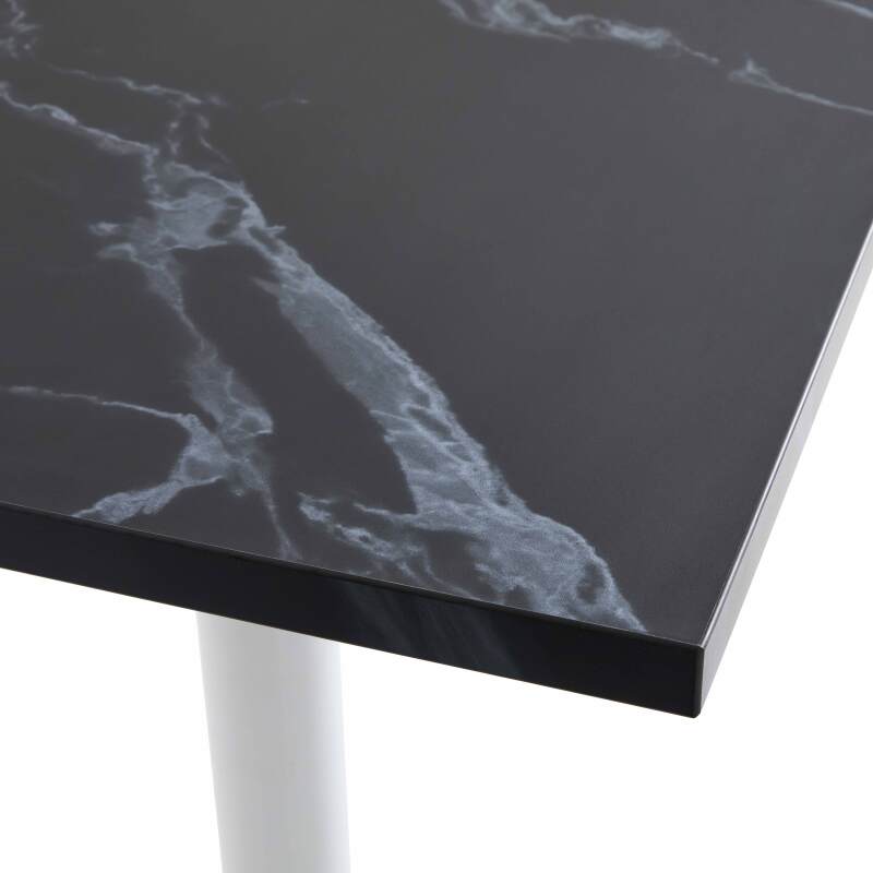 Mesa de comedor alta 60 x 60 cm de aglomerado revestido de melamina