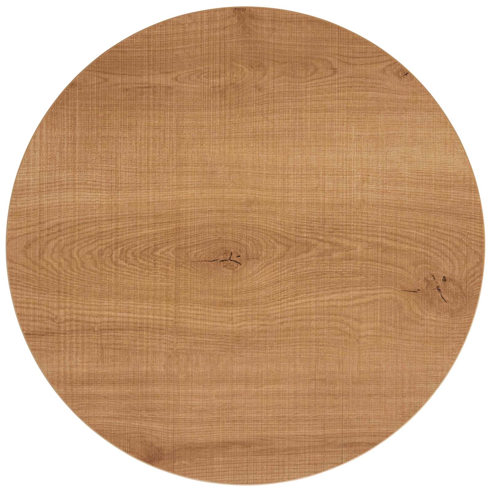 Mesa de comedor alta redonda Ø60 cm en aglomerado revestido de melamina