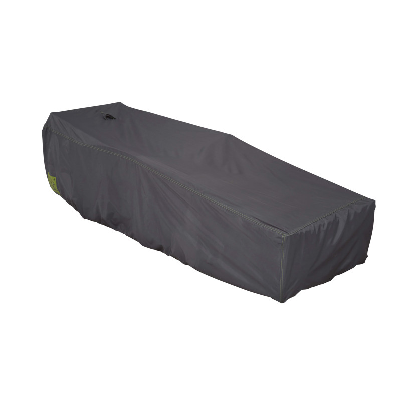 Funda de tumbona gris 200 x 75 cm