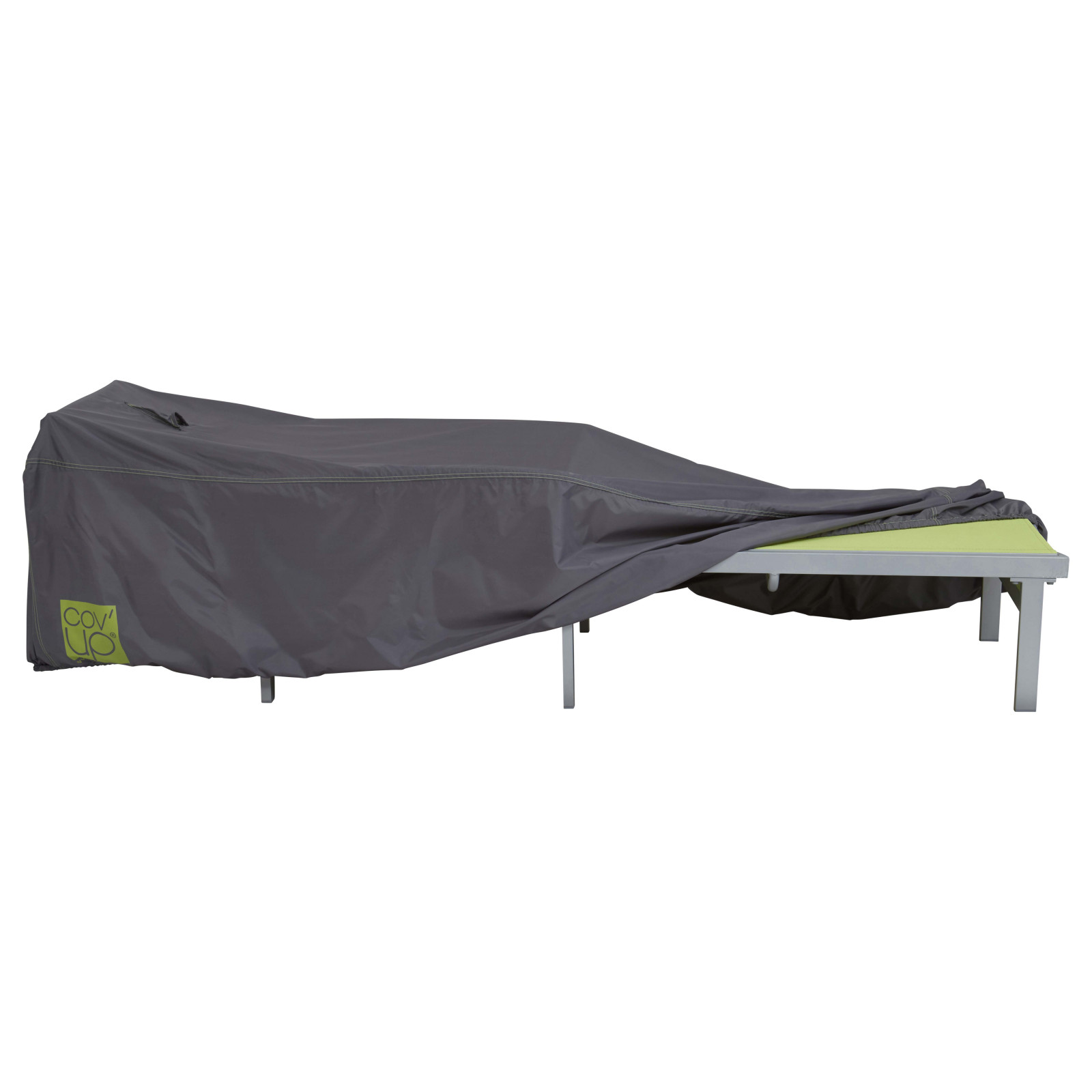 Funda de tumbona gris 200 x 75 cm