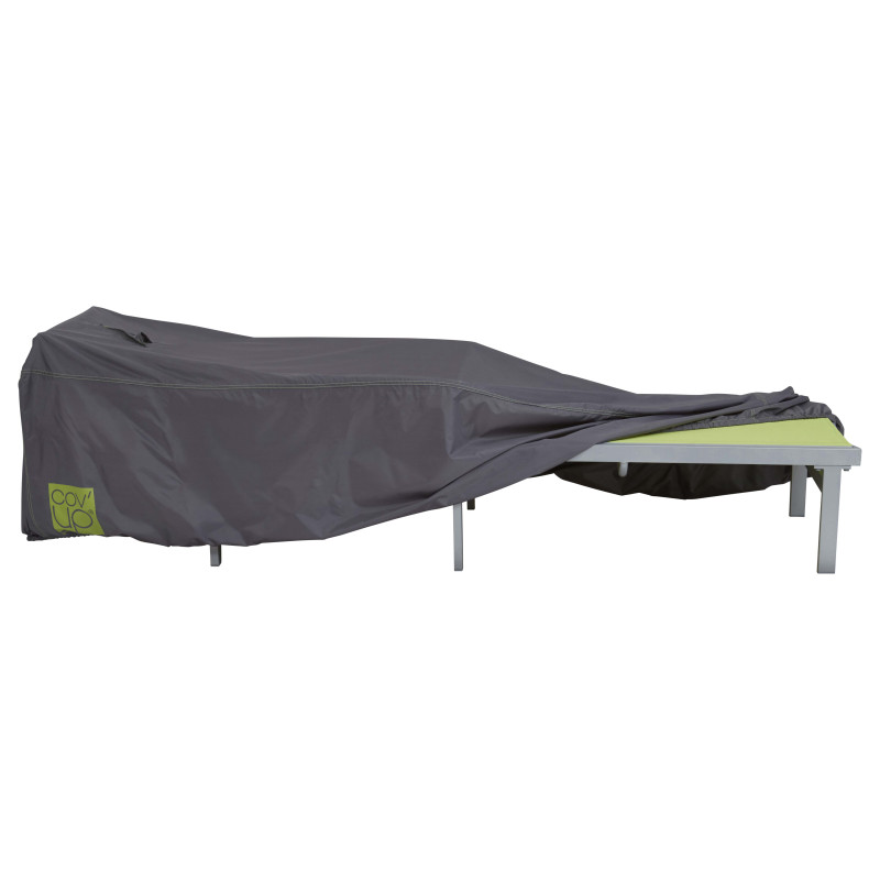 Funda de tumbona gris 200 x 75 cm