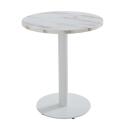 Mesa de comedor redonda Ø 60 cm en aglomerado revestido de melamina