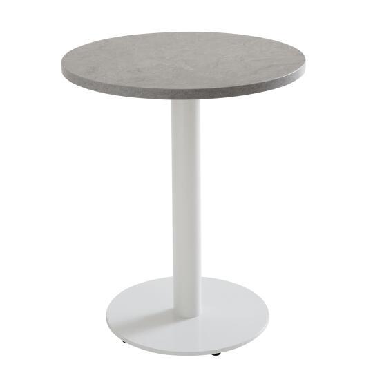 Mesa de comedor redonda Ø 60 cm en aglomerado revestido de melamina