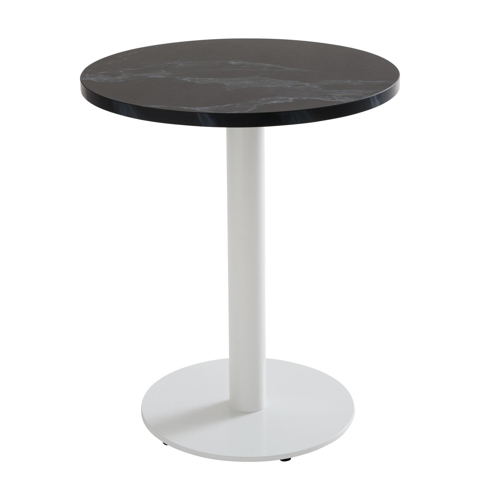 Mesa de comedor redonda Ø 60 cm en aglomerado revestido de melamina