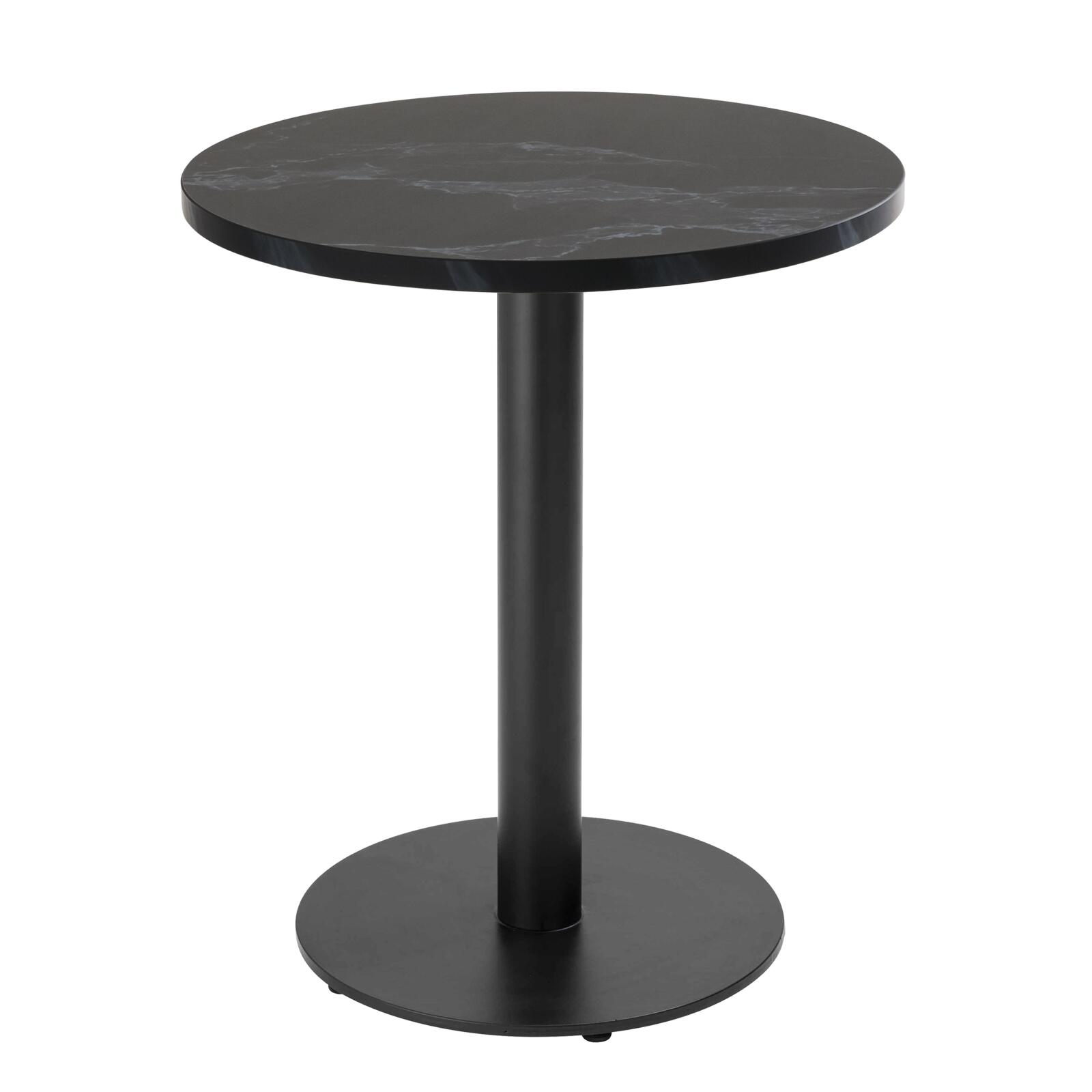 Mesa de comedor redonda Ø 60 cm en aglomerado revestido de melamina
