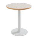 Mesa de comedor redonda Ø 60 cm en aglomerado revestido de melamina