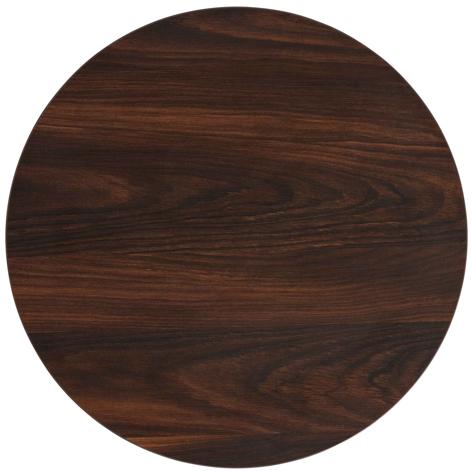 Mesa de comedor redonda Ø 60 cm en aglomerado revestido de melamina