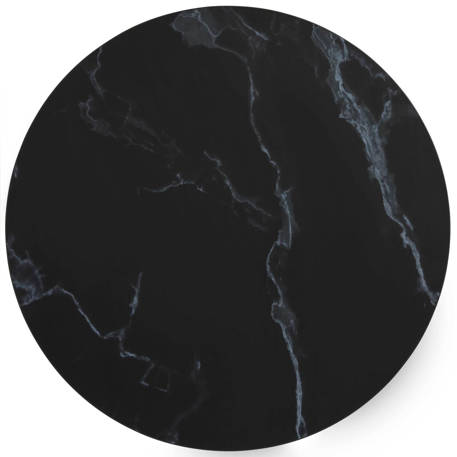 Mesa de comedor redonda Ø 60 cm en aglomerado revestido de melamina