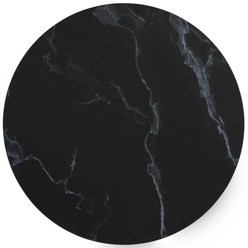 Mesa de comedor redonda Ø 60 cm en aglomerado revestido de melamina (2/7)