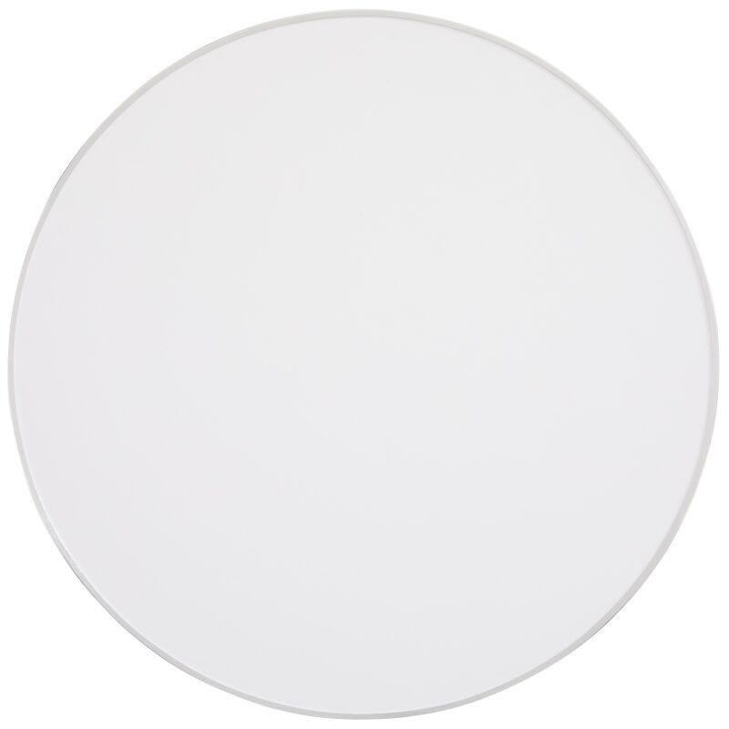 Mesa de comedor redonda Ø 60 cm en contrachapado con revestimiento laminado y cantos de aluminio (2/7)