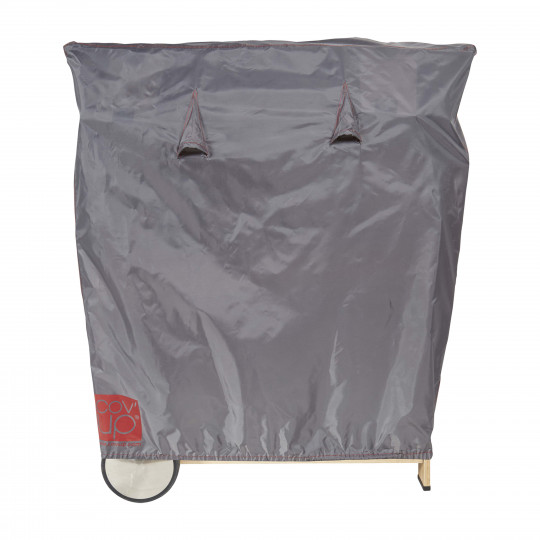 Funda gris para barbacoa rectangular 102 x 46 x 92 cm