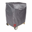 Funda gris para barbacoa rectangular 102 x 46 x 92 cm