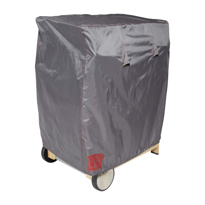 Funda gris para barbacoa rectangular 102 x 46 x 92 cm