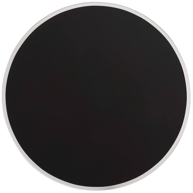 Mesa alta basculante Ø 60 cm de madera contrachapada con revestimiento de laminado y cantos de aluminio