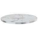 Tablero de madera contrachapada con revestimiento laminado y cantos de aluminio ⌀60 cm