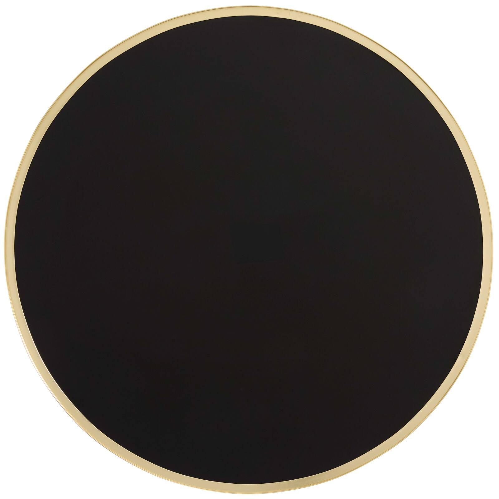 Tablero de madera contrachapada con revestimiento laminado y cantos de aluminio ⌀60 cm