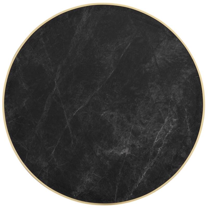 Tablero de madera contrachapada con revestimiento laminado y cantos de aluminio ⌀60 cm (4/7)