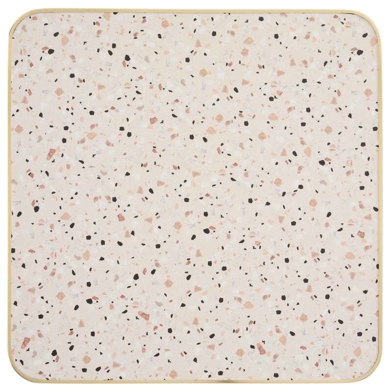 Mesa alta basculante de 60 x 60 cm en contrachapado con revestimiento de laminado y cantos de aluminio (2/7)