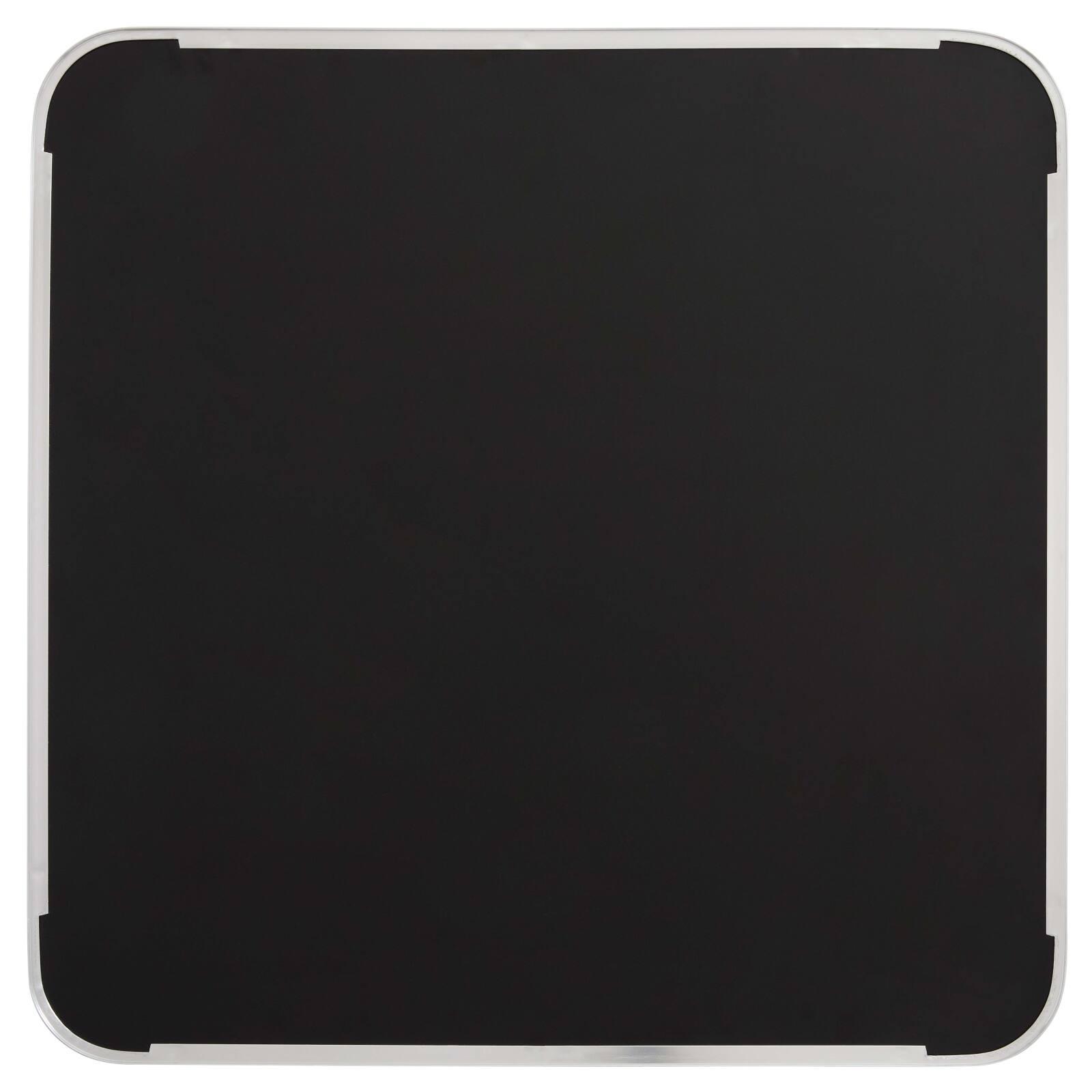 Mesa de comedor basculante de 60 x 60 cm fabricada en madera contrachapada con revestimiento de laminado y cantos de aluminio