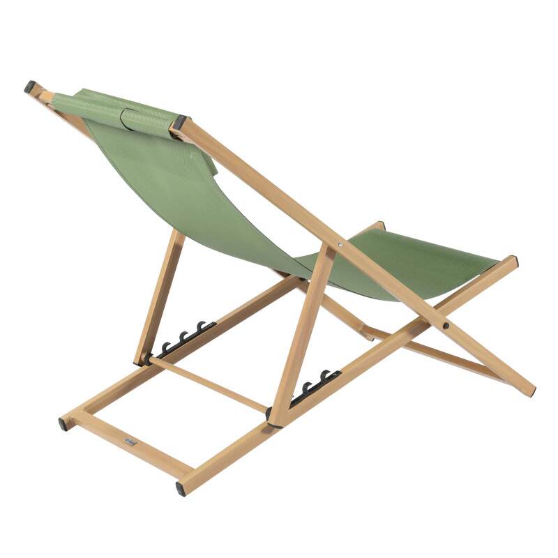 Juego de 2 tumbonas de aluminio, reclinables en 4 posiciones. (4/7)