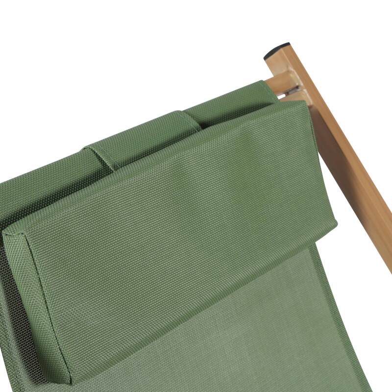 Juego de 2 tumbonas de aluminio, reclinables en 4 posiciones. (6/7)