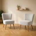 Sillones sapo de tela y madera - Lote de 2 - Lifestyle