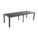 Mesa de jardín extensible rectangular (52/260 x 100 x 74 cm) en aluminio