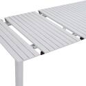 Mesa de jardín extensible rectangular (52/260 x 100 x 74 cm) en aluminio