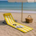 Colchón de playa plegable, reclinable 5 posiciones