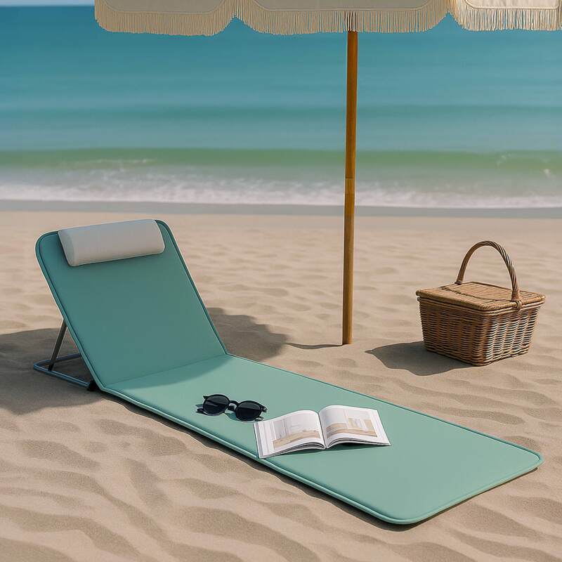 Colchón de playa plegable, reclinable 5 posiciones