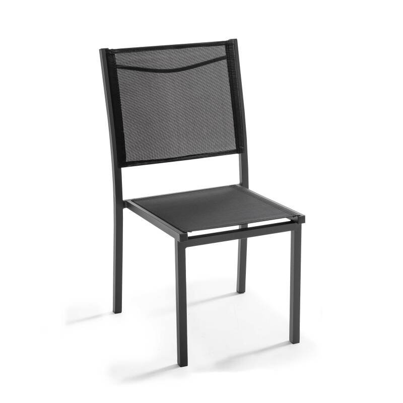 Mesa de jardín rectangular de aluminio/teca de 200 x 100 cm y 8 sillas