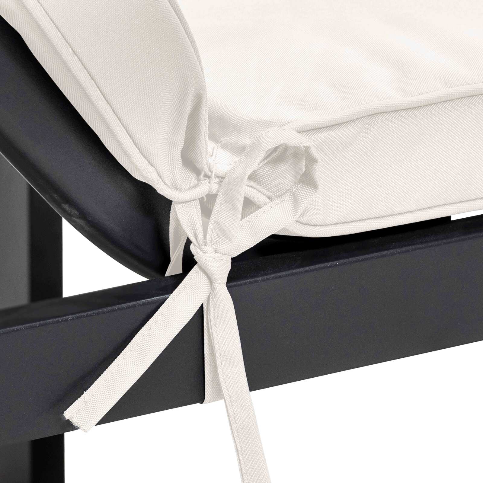 Lote de 2 colchones de tumbona lisos