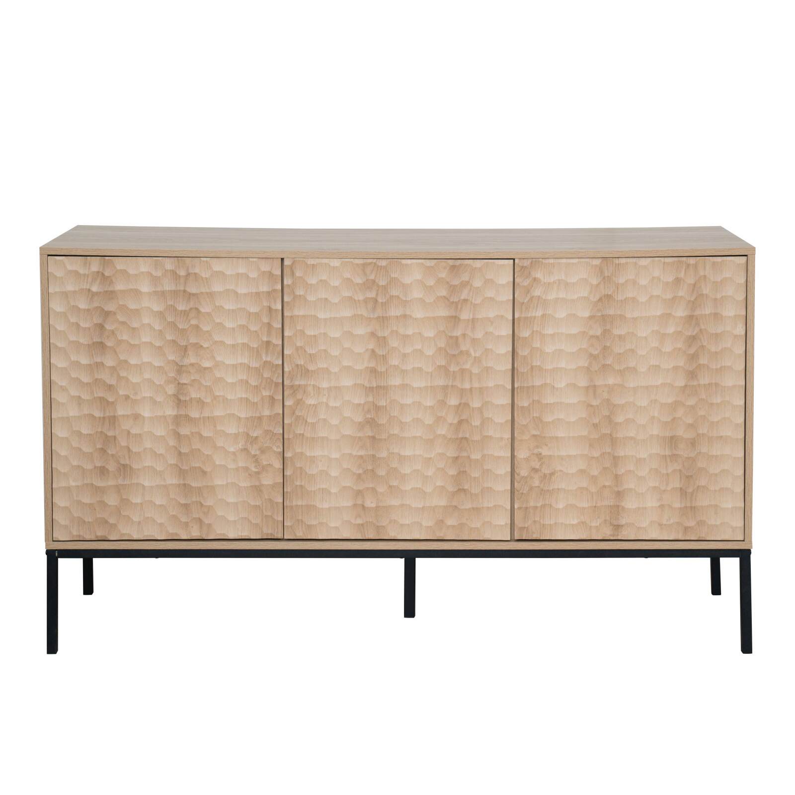 Aparador de melamina de 3 puertas de 147 cm