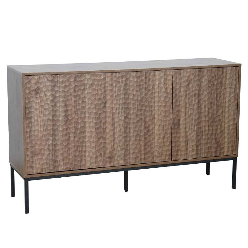 Aparador de melamina de 3 puertas de 147 cm