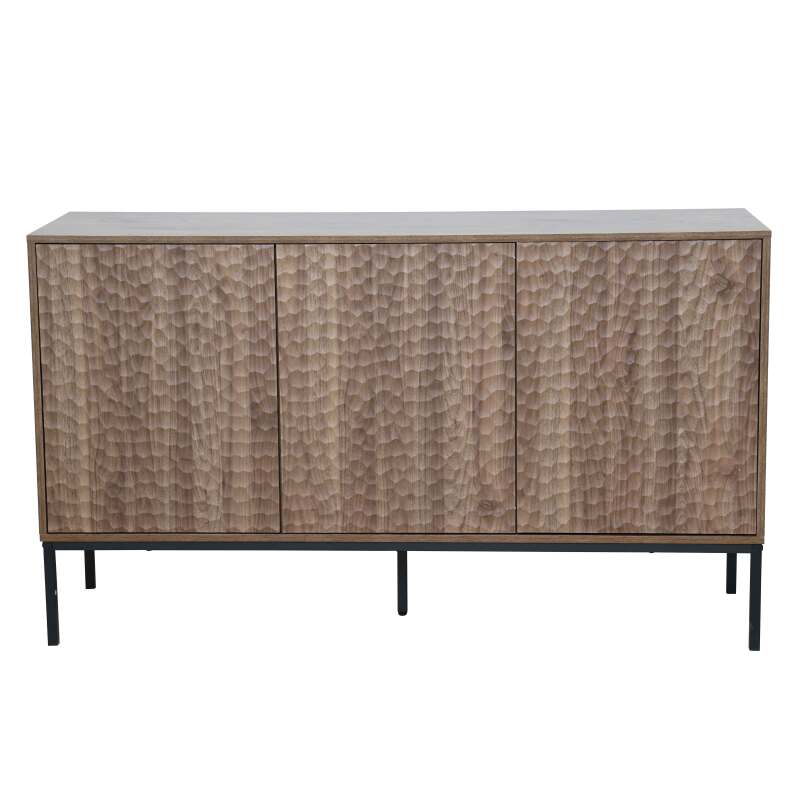 Aparador de melamina de 3 puertas de 147 cm (3/6)