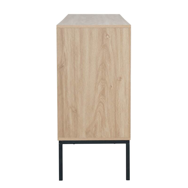 Aparador de melamina de 3 puertas de 147 cm