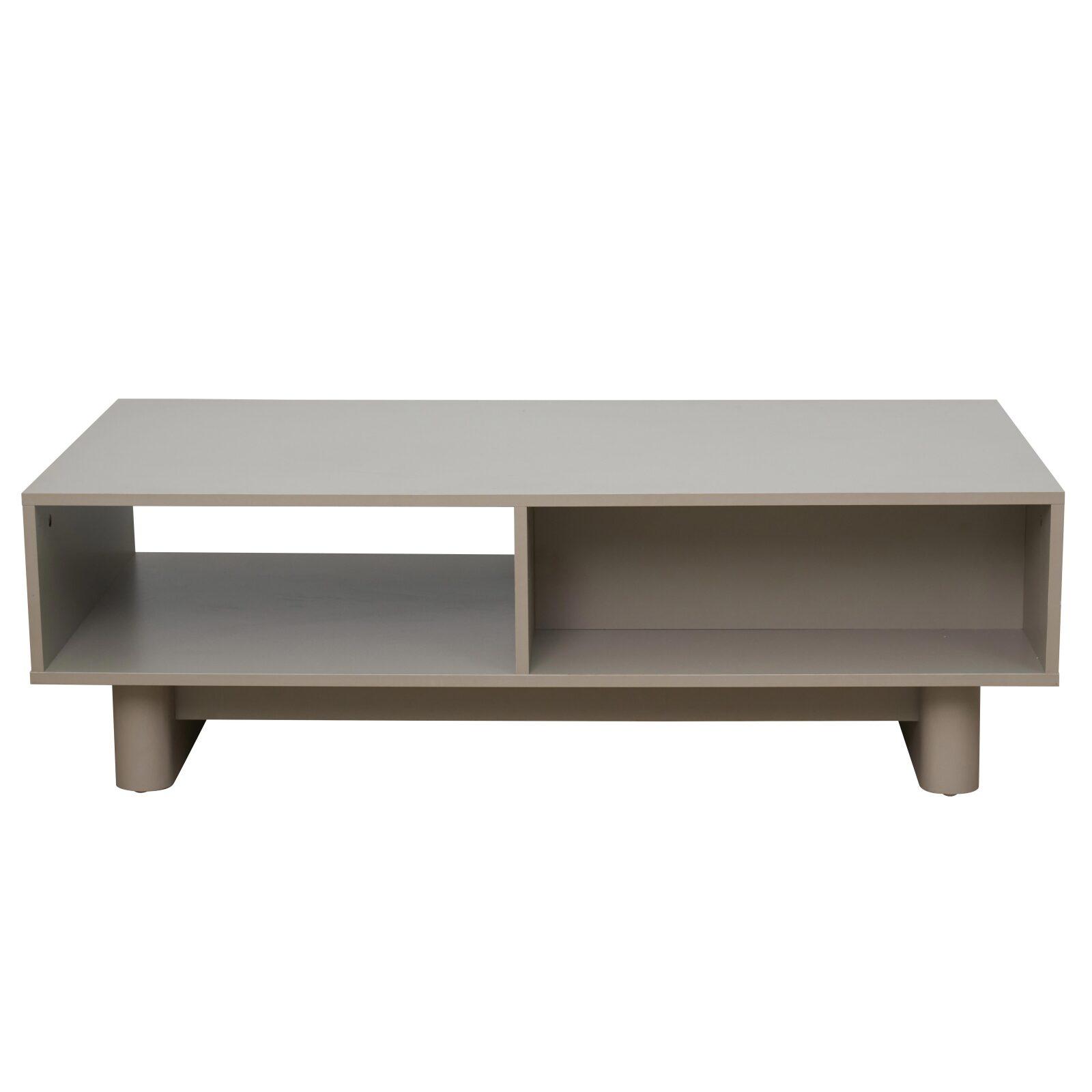 Mesa de centro de melamina rectangular 120x60x38,5 cm