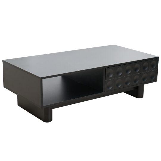 Mesa de centro de melamina rectangular 120x60x38,5 cm