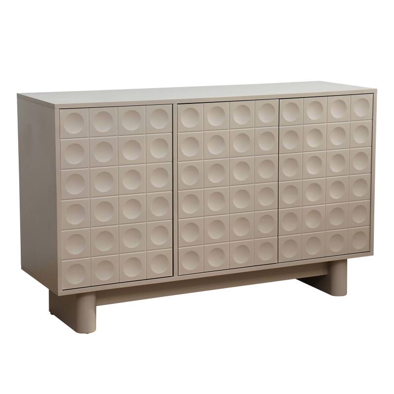 Aparador de melamina 3 puertas 124 cm